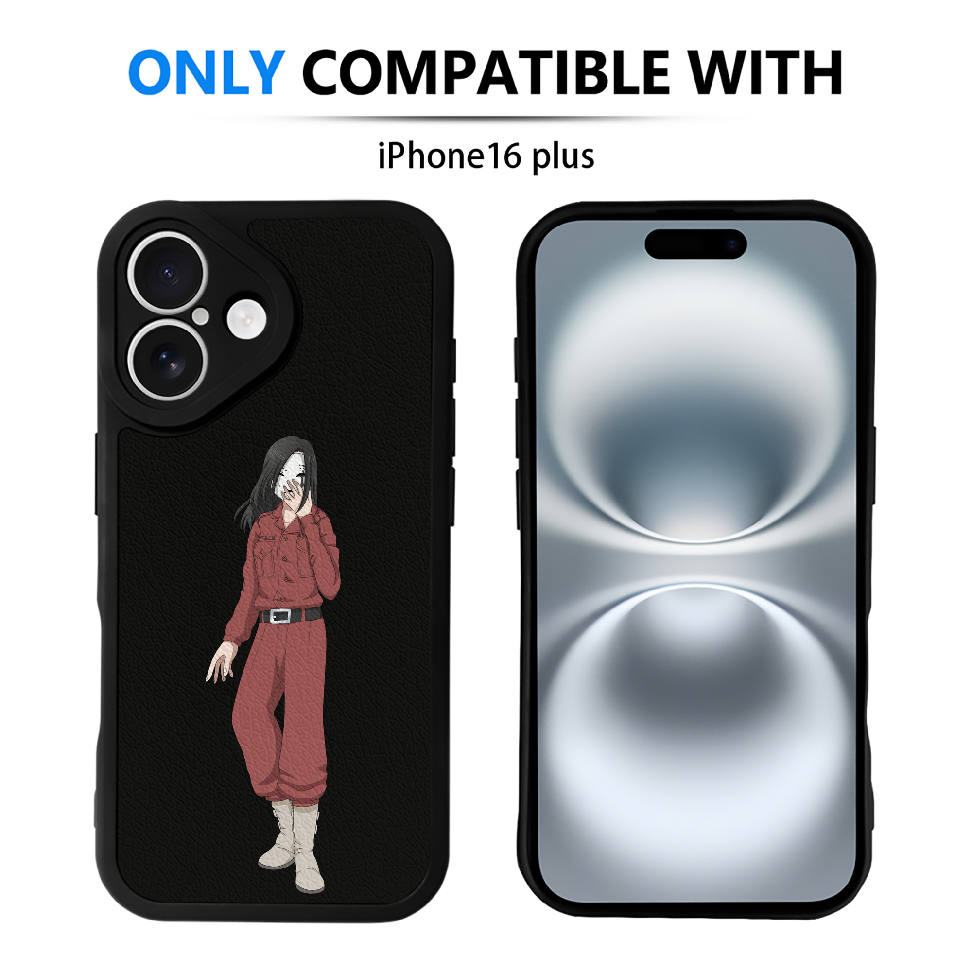 （画像用） 東京リベンジャーズ Tokyo Revengers 【iPhone 16シリーズ対応】シリコンスマホケース（レザー調） 材質：シリコン
